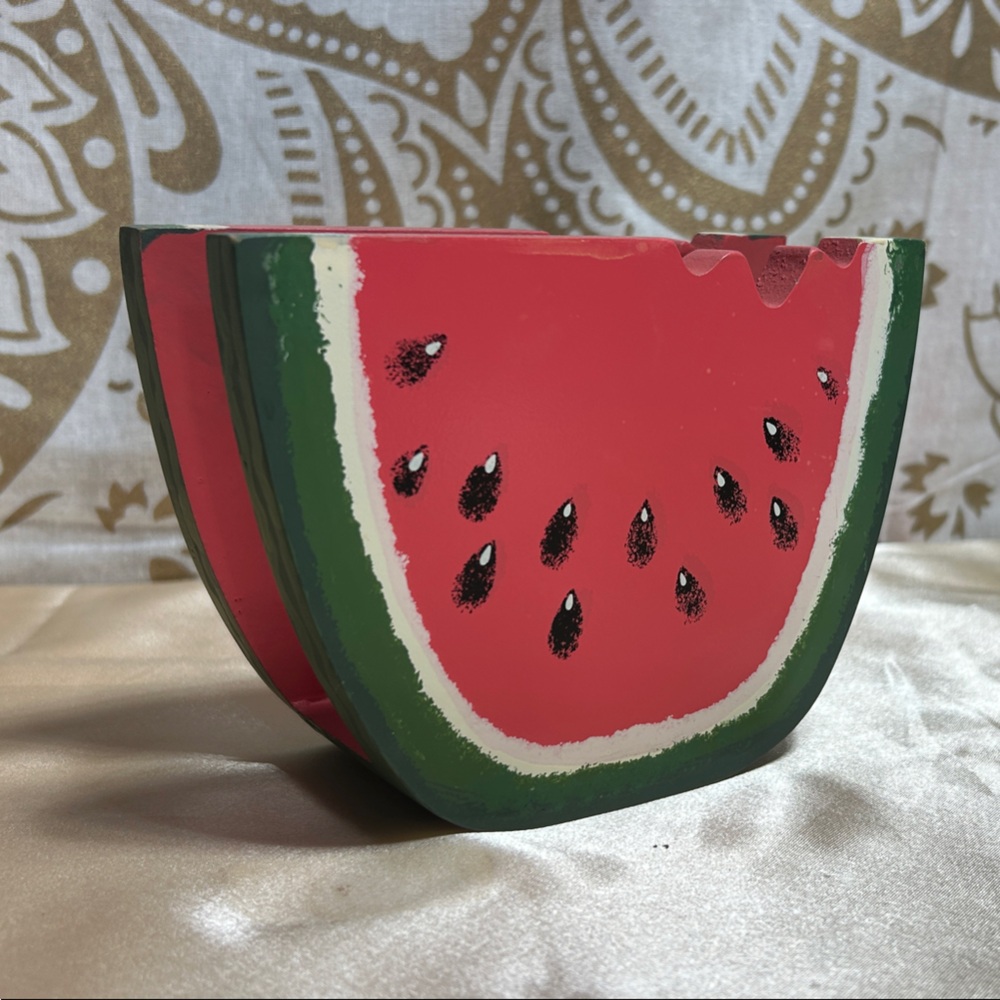 Hand crafted Watermelon Slice napkin holder